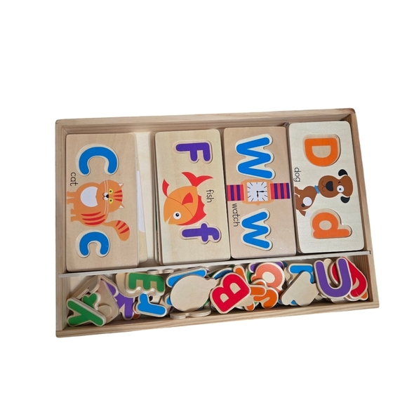 Melissa & Doug ABC Picture Wooden Board - Picture 1 of 1